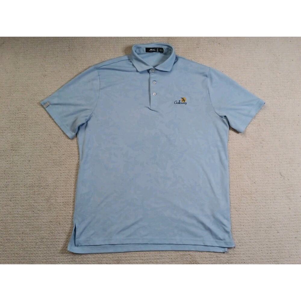 RLX Ralph Lauren Galloway National Golf Club Polo Shirt Floral AOP Mens Large